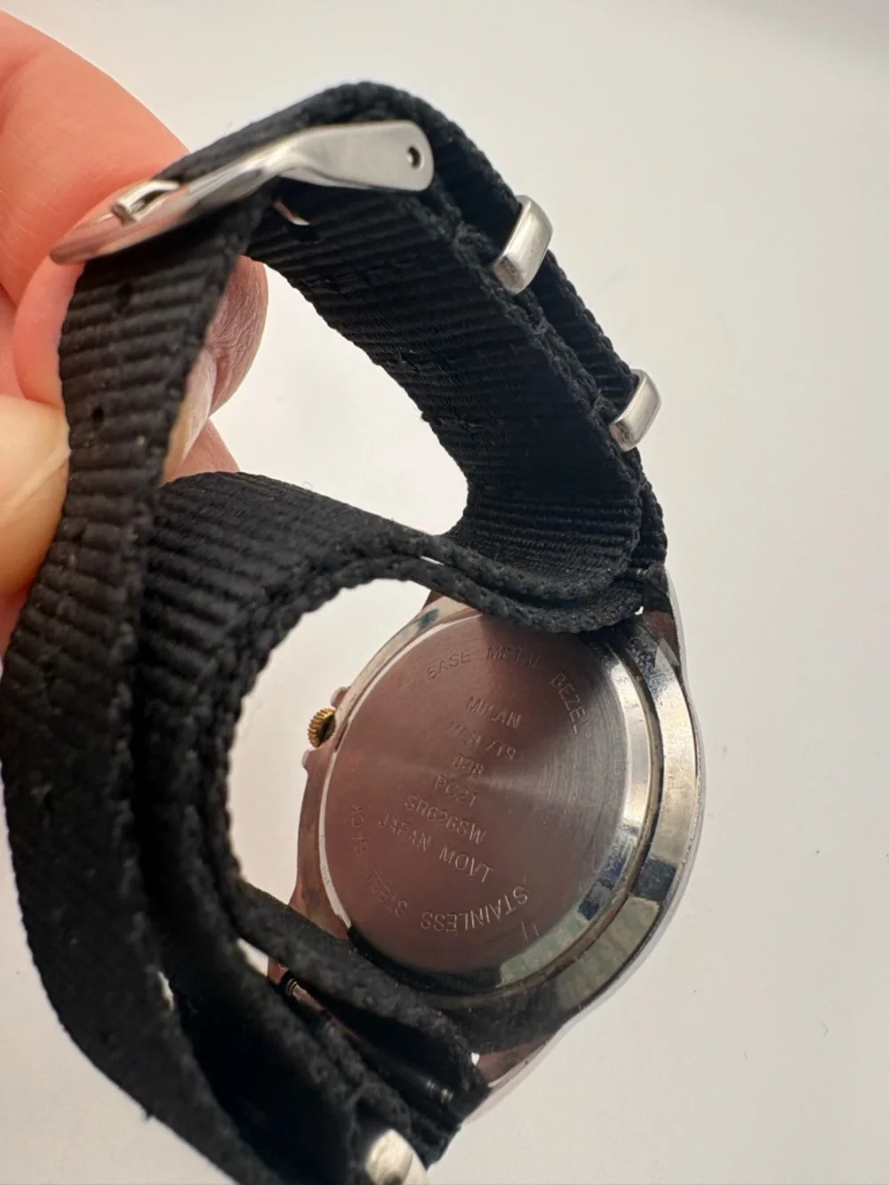 Milan Men’s Classic Two-Tone‎ Black Dial Wristwatch